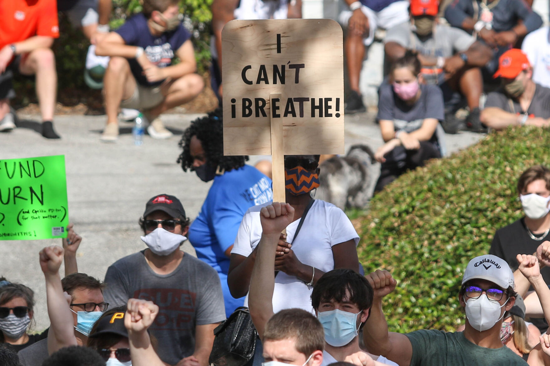 Auburn Students & Community for Change protest and march